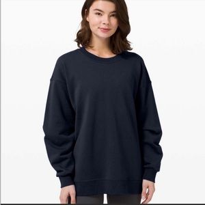Lululemon Perfectly Oversized Crew Size 12 True Navy